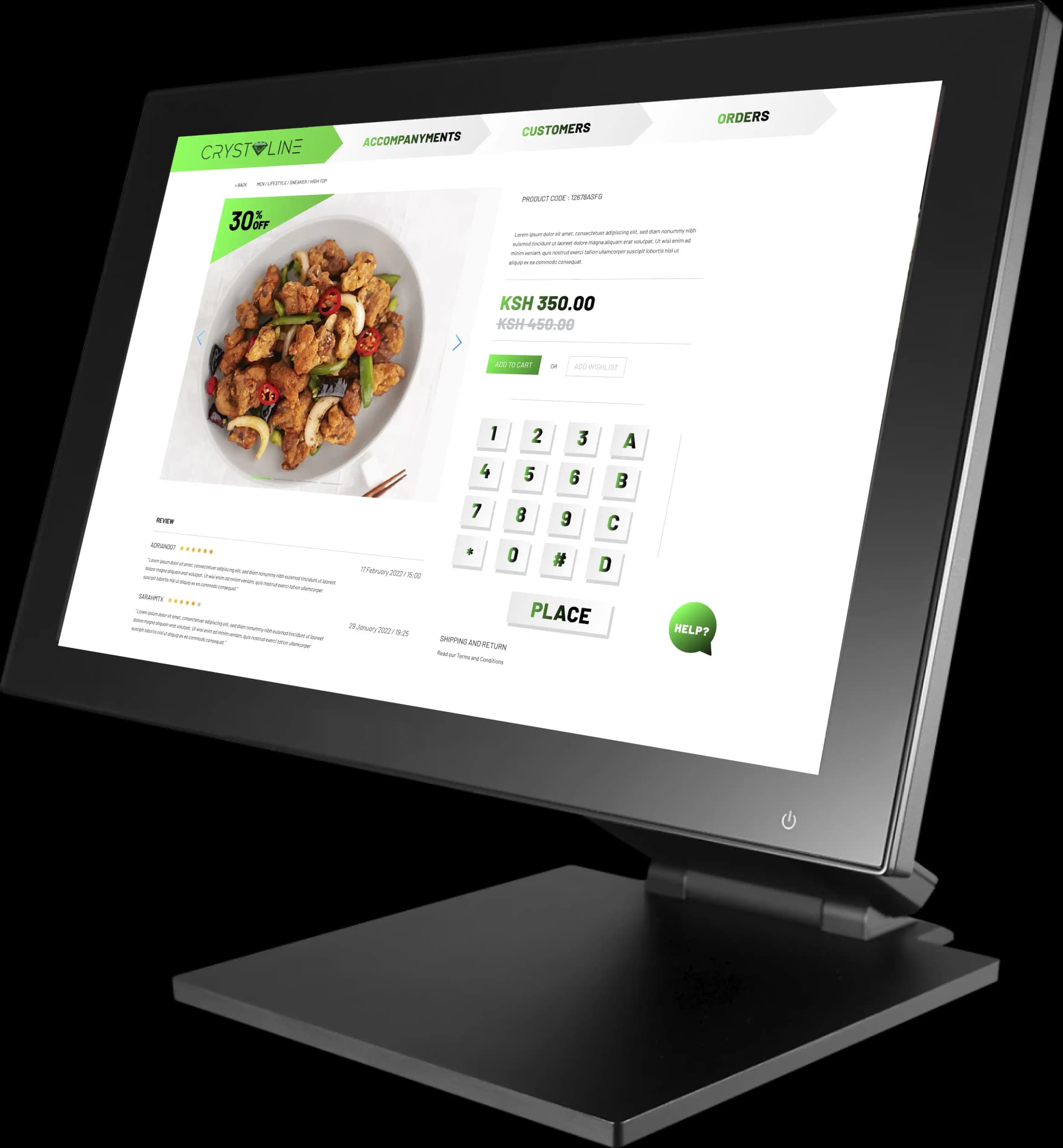 Professional Crystaline ERP dashboard and operations showcase